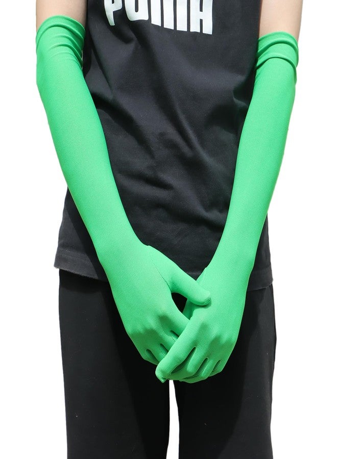 Sheface Men's and Women's 15'' Long Spandex Gloves Banquet Party Wedding Stretchy Costumes Gloves - Image 4